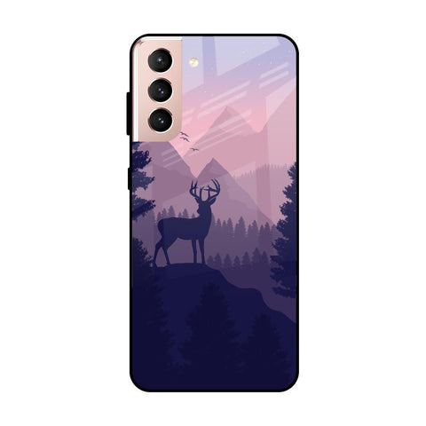 Deer In Night Samsung Galaxy S21 Plus Glass Cases & Covers Online