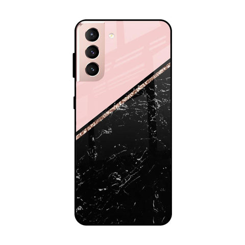 Marble Texture Pink Samsung Galaxy S21 Plus Glass Cases & Covers Online