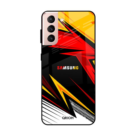 Race Jersey Pattern Samsung Galaxy S21 Plus Glass Cases & Covers Online