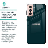 Hunter Green Glass Case For Samsung Galaxy S21 Plus
