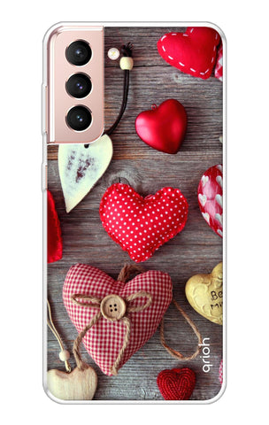 Valentine Hearts Samsung Galaxy S21 Plus Back Cover