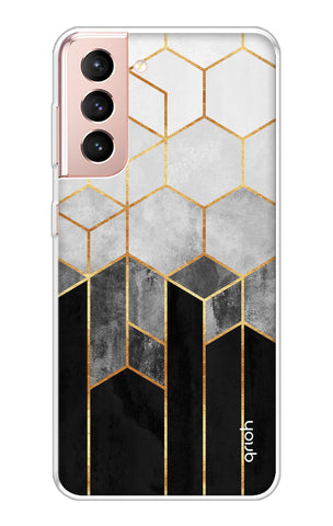 Hexagonal Pattern Samsung Galaxy S21 Plus Back Cover