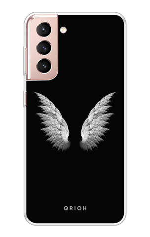 White Angel Wings Samsung Galaxy S21 Plus Back Cover