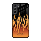 Fire Flame Samsung Galaxy S21 Glass Back Cover Online