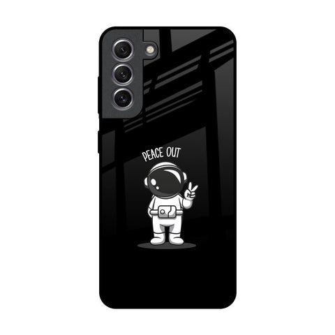 Peace Out Astro Samsung Galaxy S21 Glass Back Cover Online