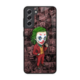 Joker Cartoon Samsung Galaxy S21 Glass Back Cover Online