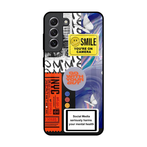 Smile for Camera Samsung Galaxy S21 Glass Back Cover Online