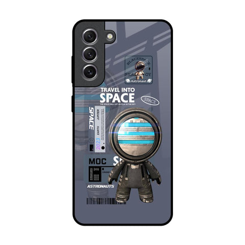 Space Travel Samsung Galaxy S21 Glass Back Cover Online