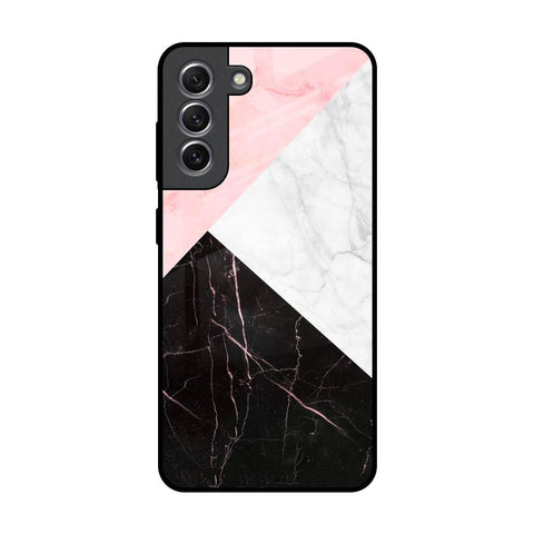 Marble Collage Art Samsung Galaxy S21 Glass Back Cover Online