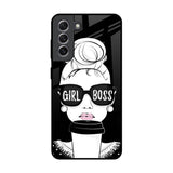 Girl Boss Samsung Galaxy S21 Glass Back Cover Online