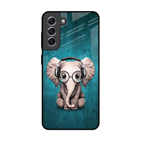 Adorable Baby Elephant Samsung Galaxy S21 Glass Back Cover Online