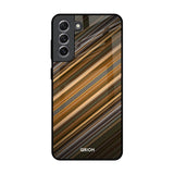 Diagonal Slash Pattern Samsung Galaxy S21 Glass Back Cover Online