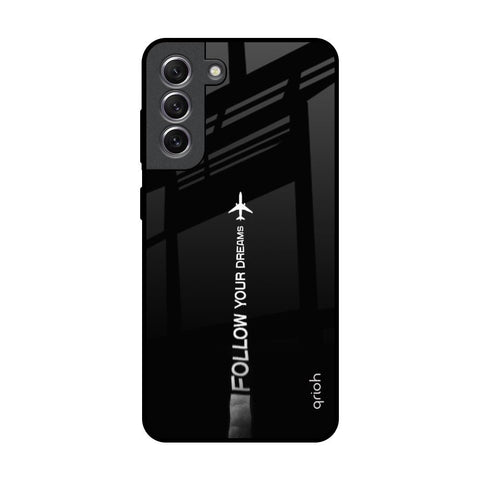 Follow Your Dreams Samsung Galaxy S21 Glass Back Cover Online
