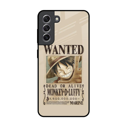 Luffy Wanted Samsung Galaxy S21 Glass Back Cover Online