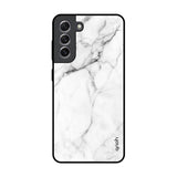 Modern White Marble Samsung Galaxy S21 Glass Back Cover Online