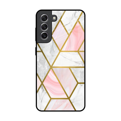 Geometrical Marble Samsung Galaxy S21 Glass Back Cover Online