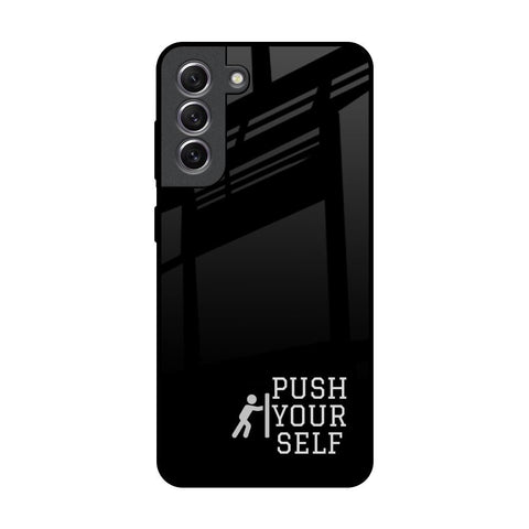 Push Your Self Samsung Galaxy S21 Glass Back Cover Online