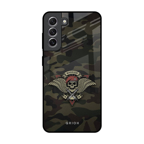 Army Warrior Samsung Galaxy S21 Glass Back Cover Online