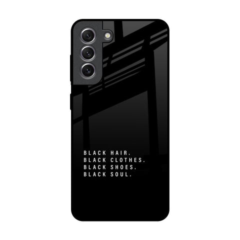 Black Soul Samsung Galaxy S21 Glass Back Cover Online