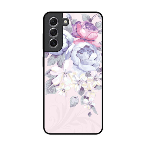 Elegant Floral Samsung Galaxy S21 Glass Back Cover Online