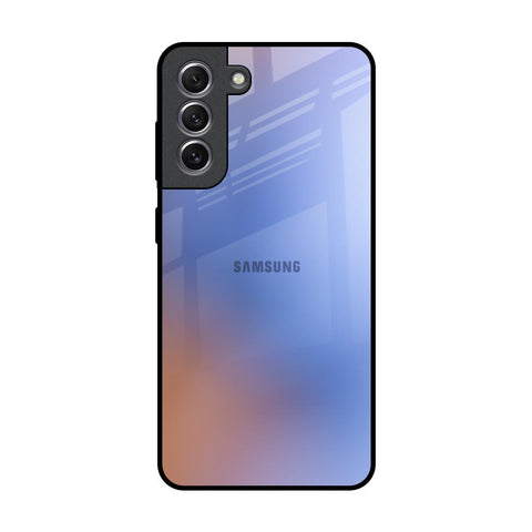Blue Aura Samsung Galaxy S21 Glass Back Cover Online