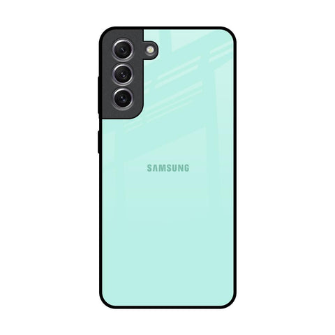 Teal Samsung Galaxy S21 Glass Back Cover Online