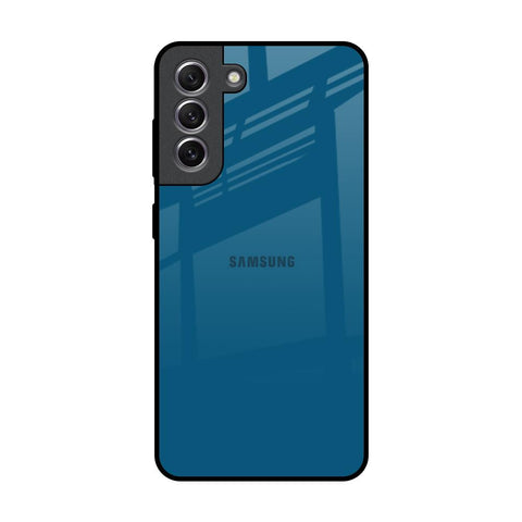 Cobalt Blue Samsung Galaxy S21 Glass Back Cover Online