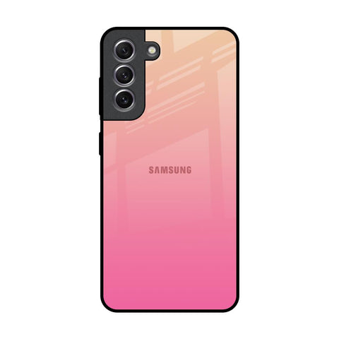 Pastel Pink Gradient Samsung Galaxy S21 Glass Back Cover Online