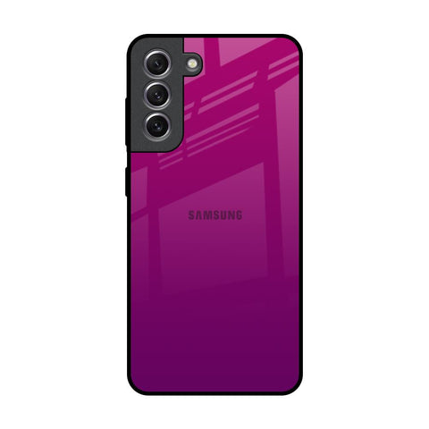 Magenta Gradient Samsung Galaxy S21 Glass Back Cover Online