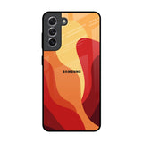 Magma Color Pattern Samsung Galaxy S21 Glass Back Cover Online