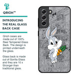 Cute Baby Bunny Glass Case for Samsung Galaxy S21