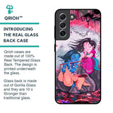 Radha Krishna Art Glass Case for Samsung Galaxy S21