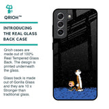Night Sky Star Glass Case for Samsung Galaxy S21