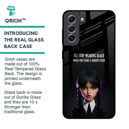 Aesthetic Digital Art Glass Case for Samsung Galaxy S21