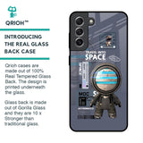 Space Travel Glass Case for Samsung Galaxy S21