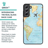 Travel Map Glass Case for Samsung Galaxy S21