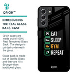 Daily Routine Glass Case for Samsung Galaxy S21