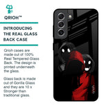 Shadow Character Glass Case for Samsung Galaxy S21