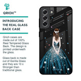 Queen Of Fashion Glass Case for Samsung Galaxy S21
