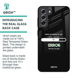 Error Glass Case for Samsung Galaxy S21