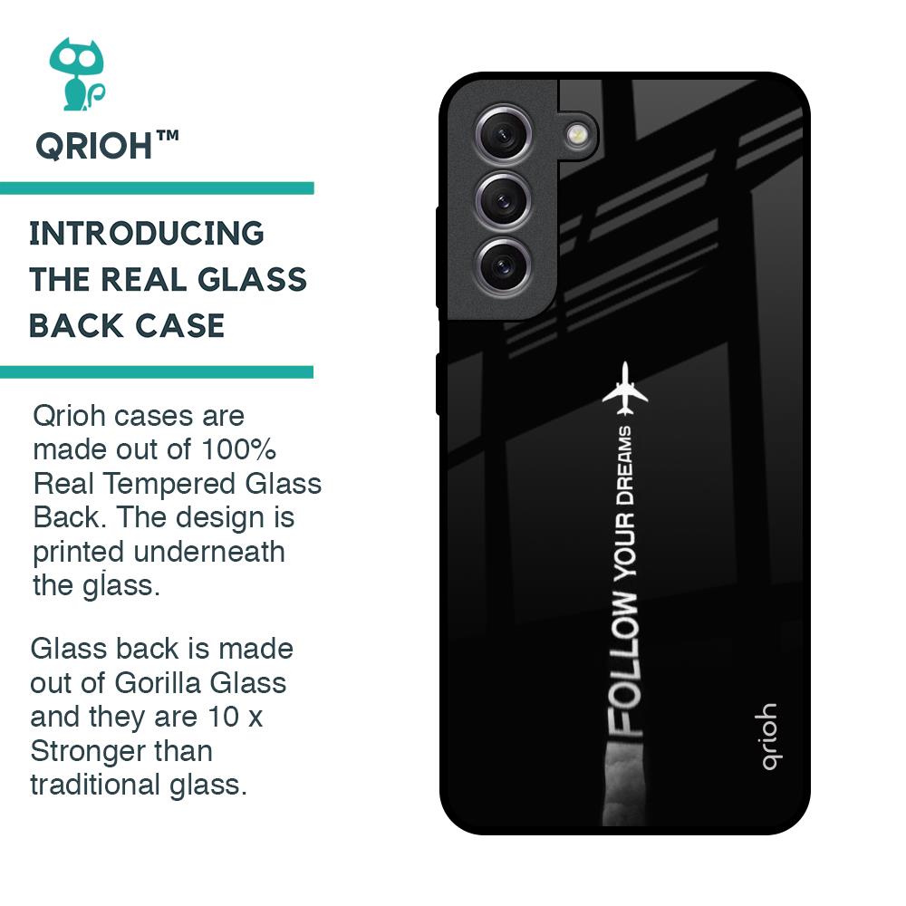 Follow Your Dreams Glass Case for Samsung Galaxy S21