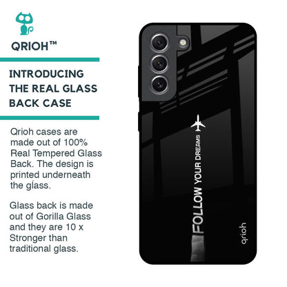 Follow Your Dreams Glass Case for Samsung Galaxy S21