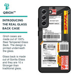 Cool Barcode Label Glass Case For Samsung Galaxy S21