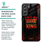 Royal King Glass Case for Samsung Galaxy S21