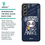 Struggling Panda Glass Case for Samsung Galaxy S21