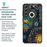 Owl Art Glass Case for Samsung Galaxy S21