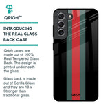 Vertical Stripes Glass Case for Samsung Galaxy S21