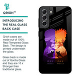 Minimalist Anime Glass Case for Samsung Galaxy S21