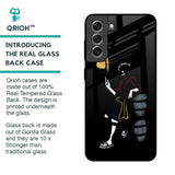 Luffy Line Art Glass Case for Samsung Galaxy S21