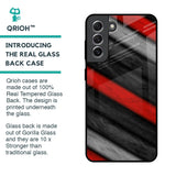 Soft Wooden Texture Glass Case for Samsung Galaxy S21
